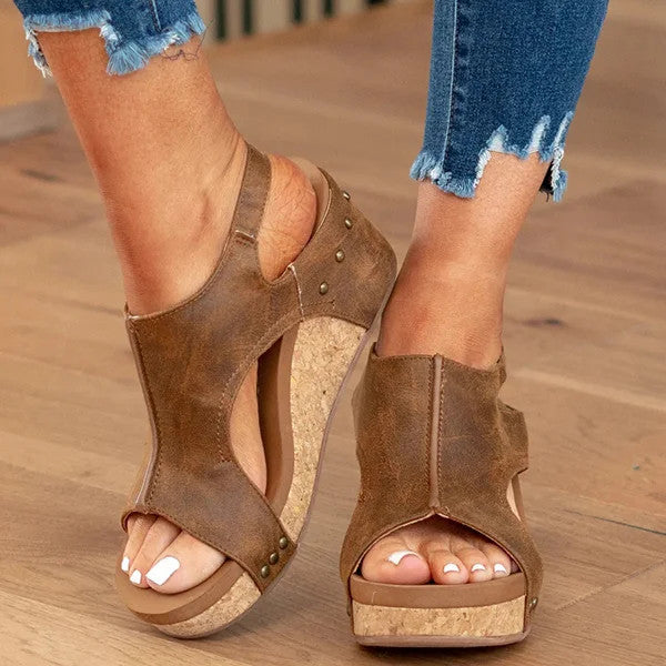 Urban Edge Wedge Sandals
