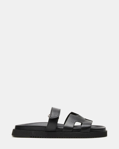 Steve Madden MAYVEN BLACK LEATHER Sandals