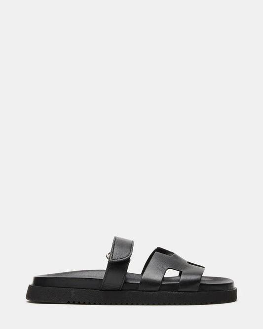 Steve Madden MAYVEN BLACK LEATHER Sandals