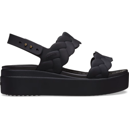 Crocs Women's Brooklyn Woven Low Wedge Sandals