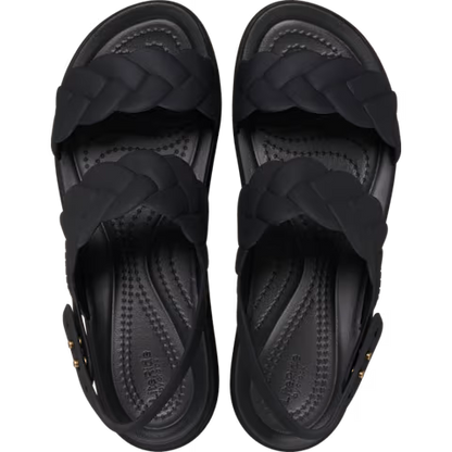 Crocs Women's Brooklyn Woven Low Wedge Sandals