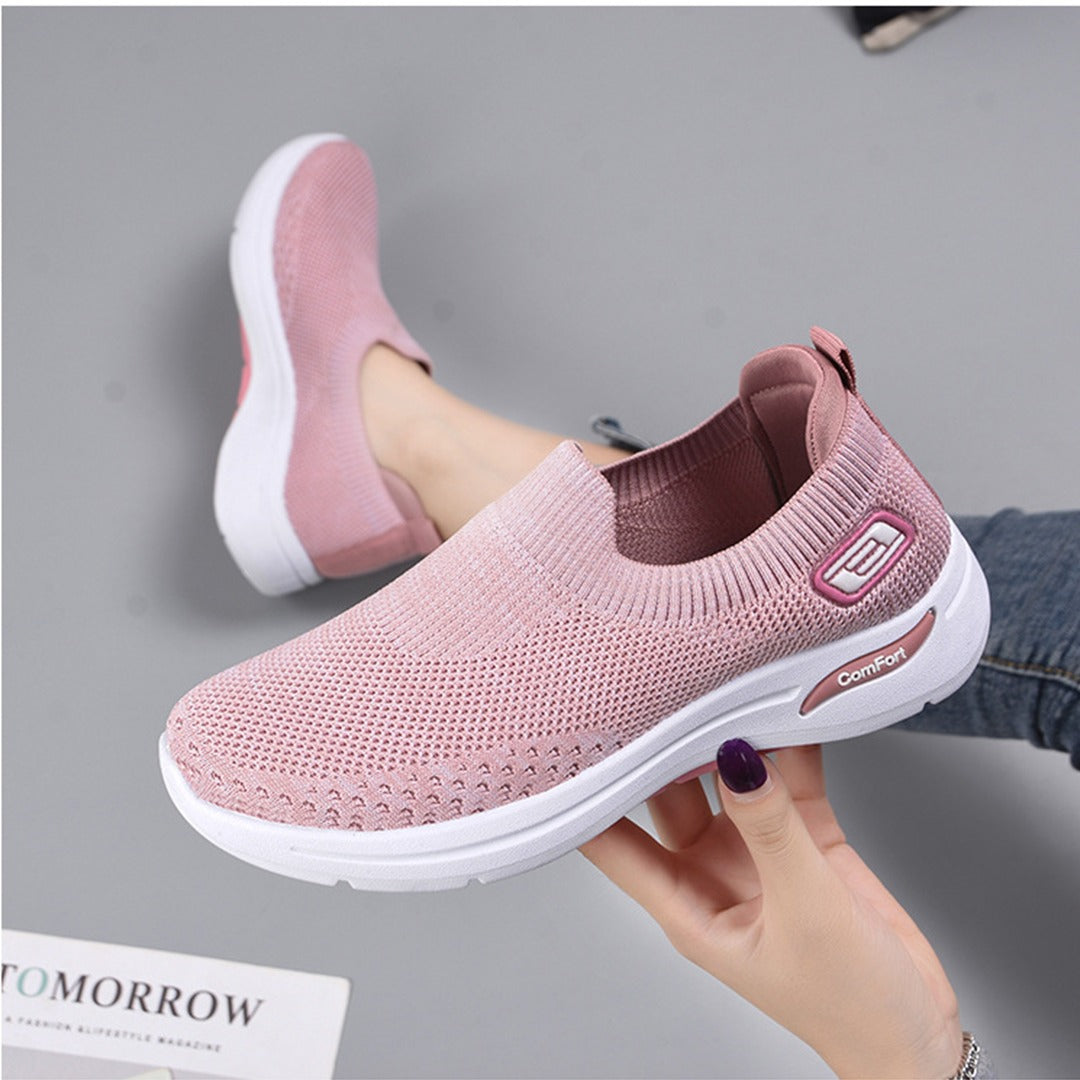 Pink women's sneakers