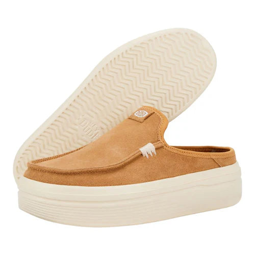 HEYDUDE Austin Lift - Womens Comfortable Slip on Platform Mules