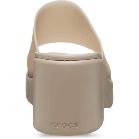 Crocs Womens Brooklyn High Shine Slide Heel Wedge Sandals