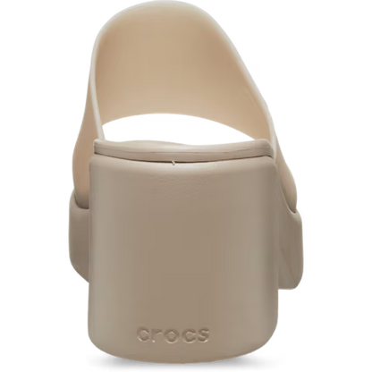 Crocs Womens Brooklyn High Shine Slide Heel Wedge Sandals