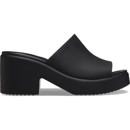 Crocs Womens Brooklyn High Shine Slide Heel Wedge Sandals