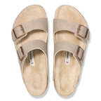 Birkenstock Shearling Two-Strap Sandal - Arizona