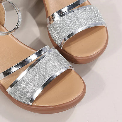 GlamShine Wedge Sandal
