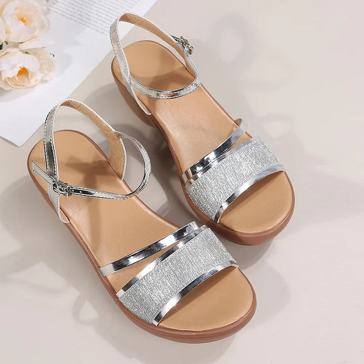 GlamShine Wedge Sandal