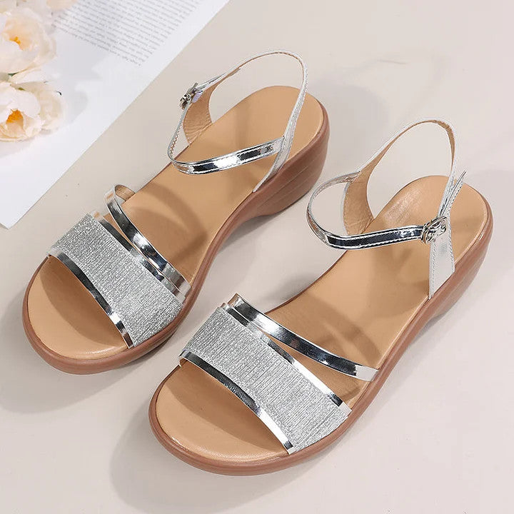 GlamShine Wedge Sandal
