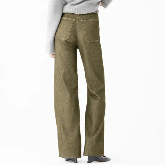 Vintage High-Waist Wide-Leg Jeans