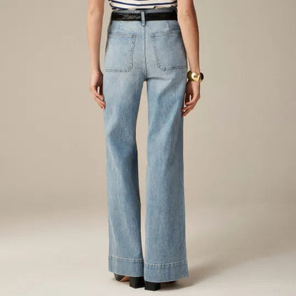 Vintage High-Waist Wide-Leg Jeans