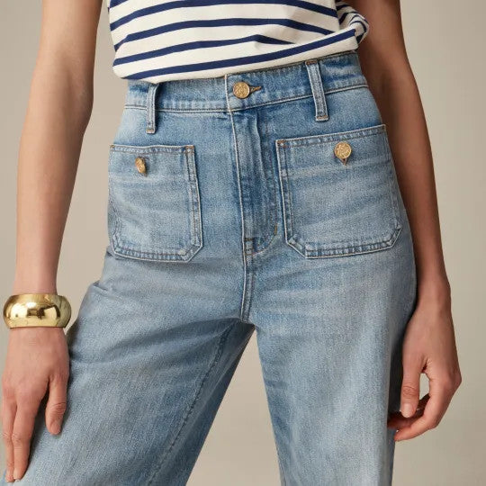 Vintage High-Waist Wide-Leg Jeans