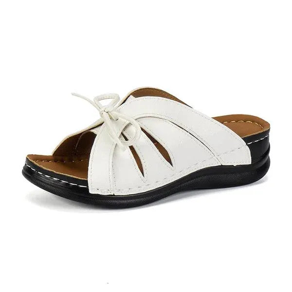 Grace Bow Slip-On Sandal