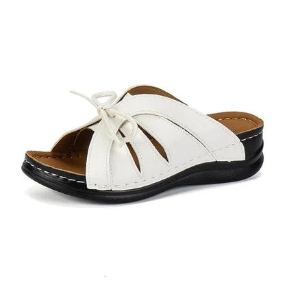 Grace Bow Slip-On Sandal