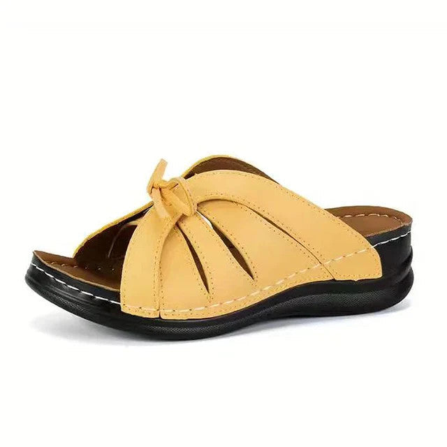 Grace Bow Slip-On Sandal