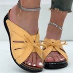 Grace Bow Slip-On Sandal