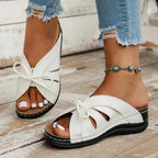 Grace Bow Slip-On Sandal