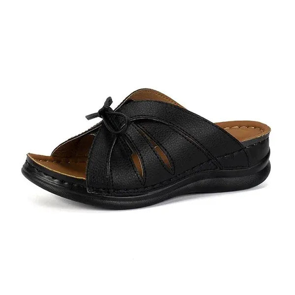 Grace Bow Slip-On Sandal
