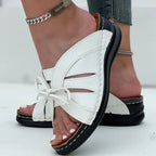 Grace Bow Slip-On Sandal