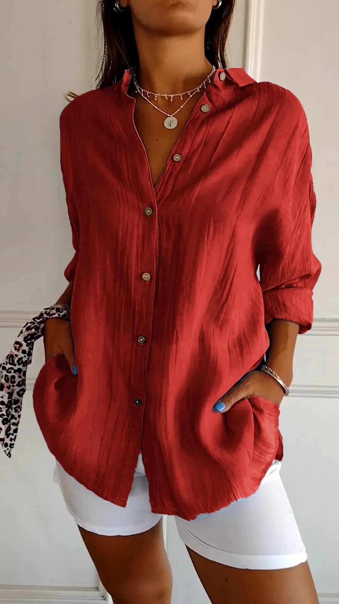 Casual Chic Oversized Blouse